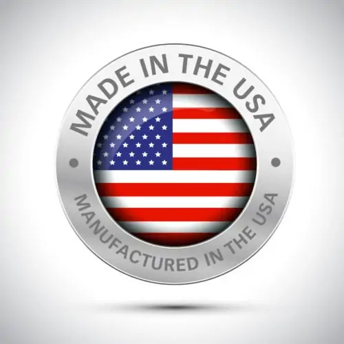 made in america flag metal icon