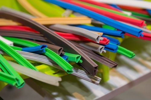 Extruded plastic seals