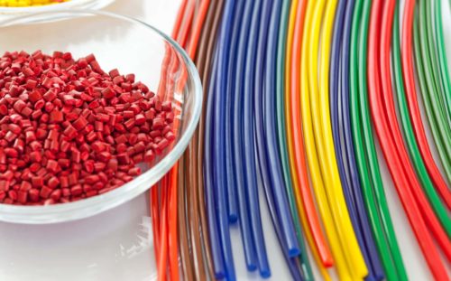 Plastic extrusion - before and after